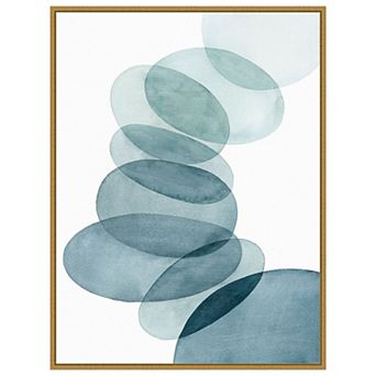 Amanti Art Blue Ascension I by Grace Popp Framed Canvas Wall Art Print