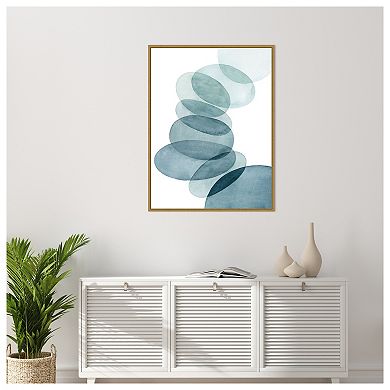Amanti Art Blue Ascension I by Grace Popp Framed Canvas Wall Art Print