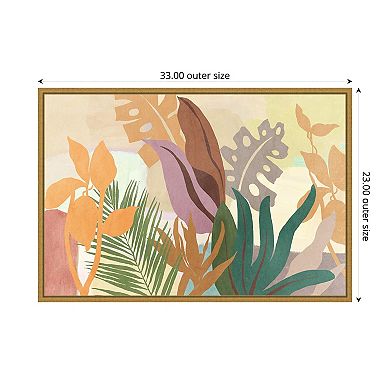Amanti Art Lush Forest II by Asia Jensen Framed Canvas Wall Art Print