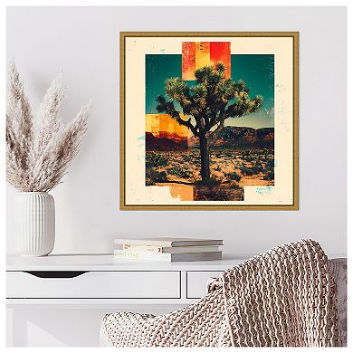 Amanti Art Bold Joshua Tree by Walker Noble Framed Canvas Wall Art Print