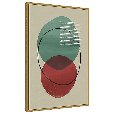 Amanti Art Geometric Hues I by Gary William Framed Canvas Wall Art Print