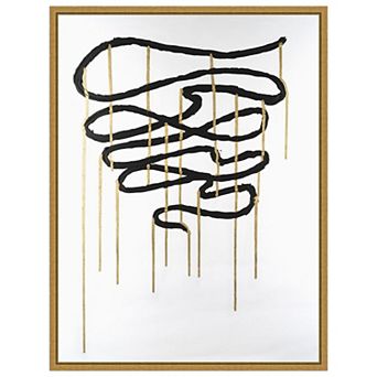 Amanti Art Weeping Ribbon I by Michael Willett Framed Canvas Wall Art Print