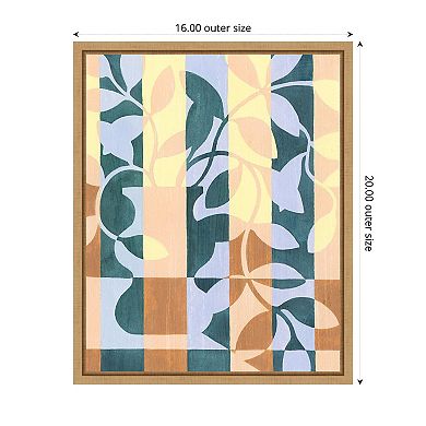 Amanti Art Checkered Cutting II by Grace Popp Framed Canvas Wall Art Print