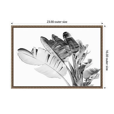 Amanti Art Tropical Velvet I by Ryan Hartson Weddle Framed Canvas Wall Art Print