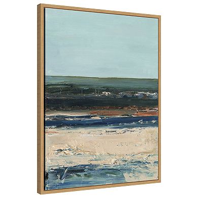 Amanti Art Rich Coastline II by Ethan Harper Framed Canvas Wall Art Print