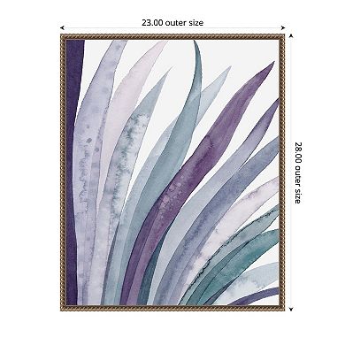 Amanti Art Amethyst Scales Triptych III by Grace Popp Framed Canvas Wall Art Print