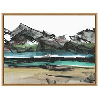 Abstract Mountain View IV by Ethan Harper Framed Canvas Wall Art Print