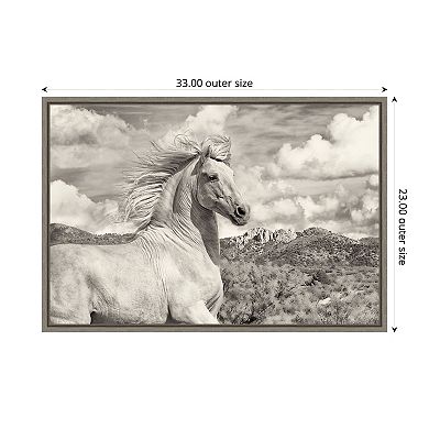 Amanti Art Free to Run by PHBurchett Framed Canvas Wall Art Print