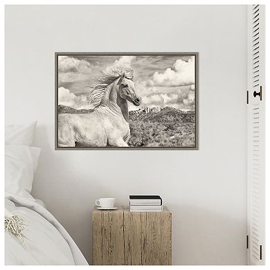 Amanti Art Free to Run by PHBurchett Framed Canvas Wall Art Print