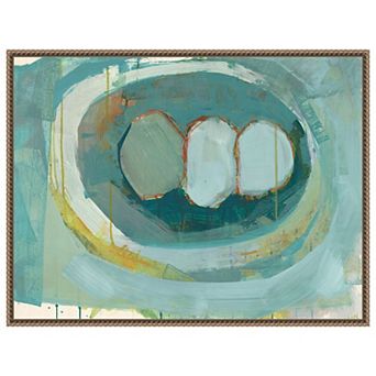 Amanti Art Blue Nest I by Lindsey Newman Framed Canvas Wall Art Print