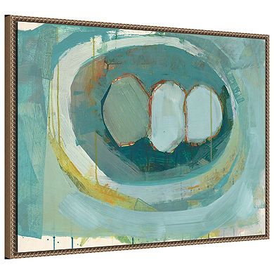 Amanti Art Blue Nest I by Lindsey Newman Framed Canvas Wall Art Print