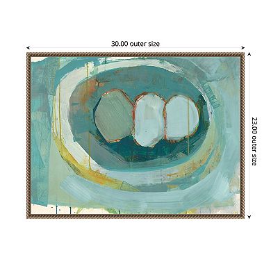 Amanti Art Blue Nest I by Lindsey Newman Framed Canvas Wall Art Print