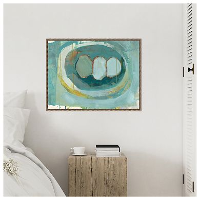 Amanti Art Blue Nest I by Lindsey Newman Framed Canvas Wall Art Print