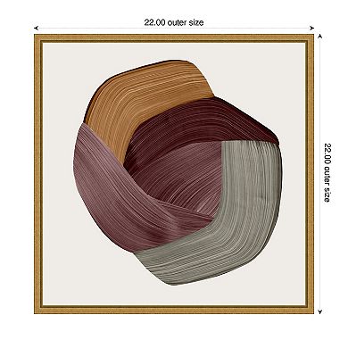 Amanti Art Cortado by PI Studio Framed Canvas Wall Art Print