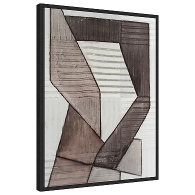 Amanti Art Folding Geo II by Vanna Lam Framed Canvas Wall Art Print