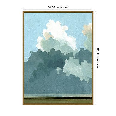 Amanti Art Cumulus Terrain I by Emma Caroline Framed Canvas Wall Art Print
