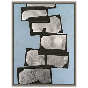 Amanti Art Stacked Coffers IV by Michael Willett Framed Canvas Wall Art Print