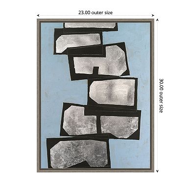 Amanti Art Stacked Coffers IV by Michael Willett Framed Canvas Wall Art Print