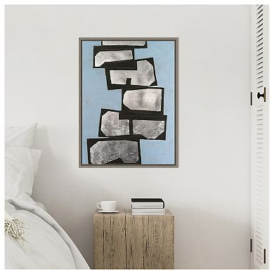 Amanti Art Stacked Coffers IV by Michael Willett Framed Canvas Wall Art Print