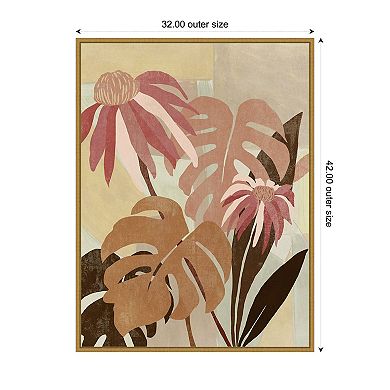 Amanti Art Hot Tropics II by Asia Jensen Framed Canvas Wall Art Print