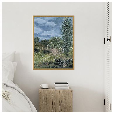 Amanti Art Mosaic Meadow II by Melissa W Framed Canvas Wall Art Print