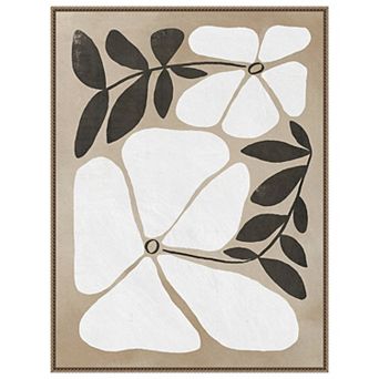 Amanti Art Melty Blooms II by Victoria Barnes Framed Canvas Wall Art Print