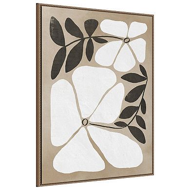 Amanti Art Melty Blooms II by Victoria Barnes Framed Canvas Wall Art Print