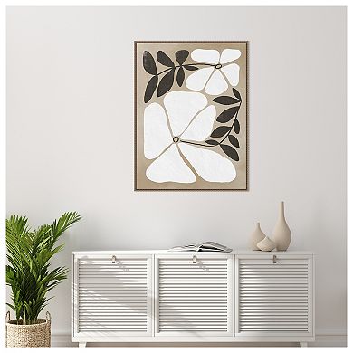 Amanti Art Melty Blooms II by Victoria Barnes Framed Canvas Wall Art Print