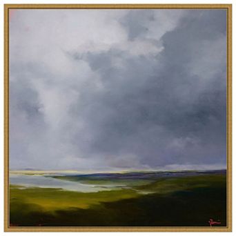 Amanti Art The Green by Patrick Dennis Framed Canvas Wall Art Print