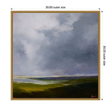 Amanti Art The Green by Patrick Dennis Framed Canvas Wall Art Print