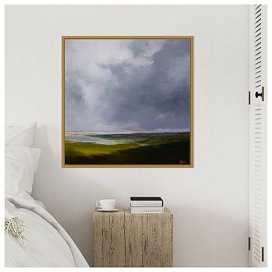 Amanti Art The Green by Patrick Dennis Framed Canvas Wall Art Print