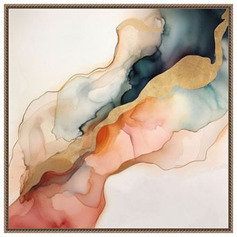 Abstracted Radiance I by Irena Orlov Framed Canvas Wall Art Print