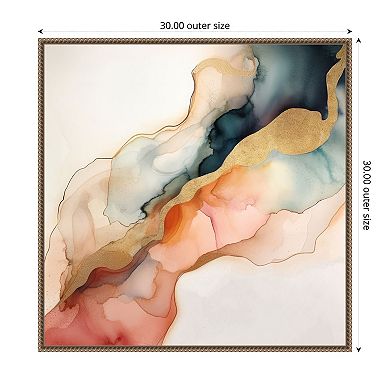 Abstracted Radiance I by Irena Orlov Framed Canvas Wall Art Print