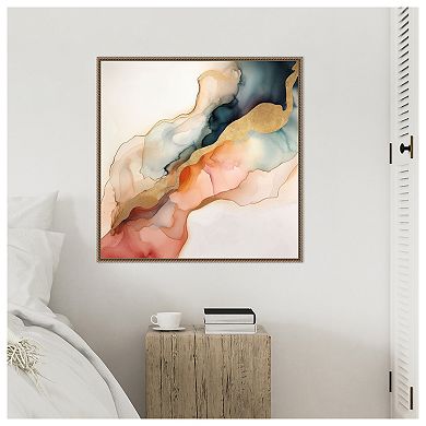 Abstracted Radiance I by Irena Orlov Framed Canvas Wall Art Print