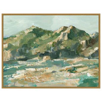 Amanti Art Rocky Cliffs Mountain Light II by Ethan Harper Framed Canvas Wall Art Print