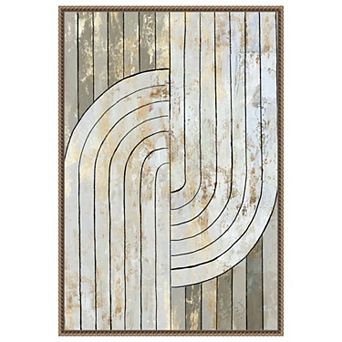 Amanti Art Art Deco Geo II by Tom Reeves Framed Canvas Wall Art Print