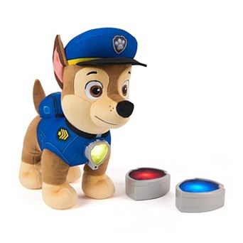 PAW Patrol Room Patrol Chase Interactive Plush Toy with Light-Up Badges