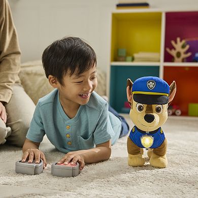 PAW Patrol Room Patrol Chase Interactive Plush Toy with Light-Up Badges