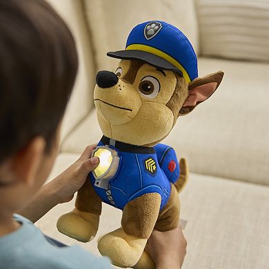 PAW Patrol Room Patrol Chase Interactive Plush Toy with Light-Up Badges