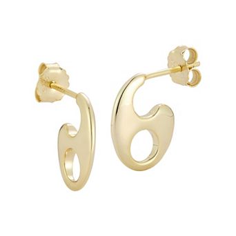 Sunkissed Sterling Sterling Silver Mariner Stud Earrings