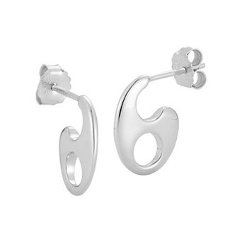 Sunkissed Sterling Sterling Silver Mariner Stud Earrings