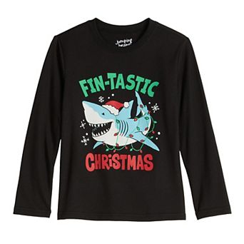Boys 4-12 Jumping Beans® Long Sleeve Crewneck Holiday Graphic Tee