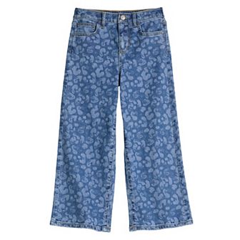 Girls 4-12 Jumping Beans® High-Rise Wide Leg Jeans