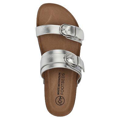 White Mountain Hardball Women's Footbeds Slingback Sandals