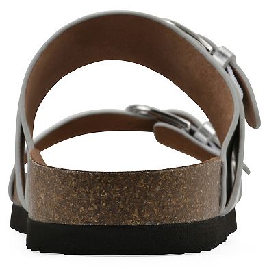 White Mountain Hardball Women's Footbeds Slingback Sandals