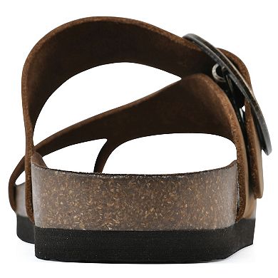 White Mountain Harley Women's Cushioned Footbeds Sandals