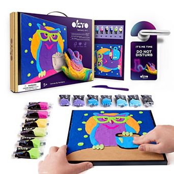 OKTO Air-Dry Clay by Numbers Owl (11.4 x 11.4 in)