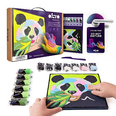OKTO Clay-by-Numbers Kit “Panda” (11.4” x 11.4”)