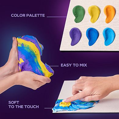 OKTO Air-Dry Clay 3D Painting Kit Starry Night (11.8 x 15.7 in)