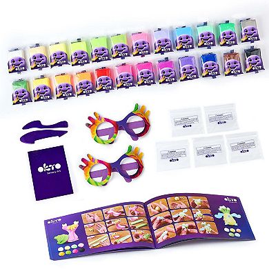 OKTO Air Clay Set for Creativity 24 Colors